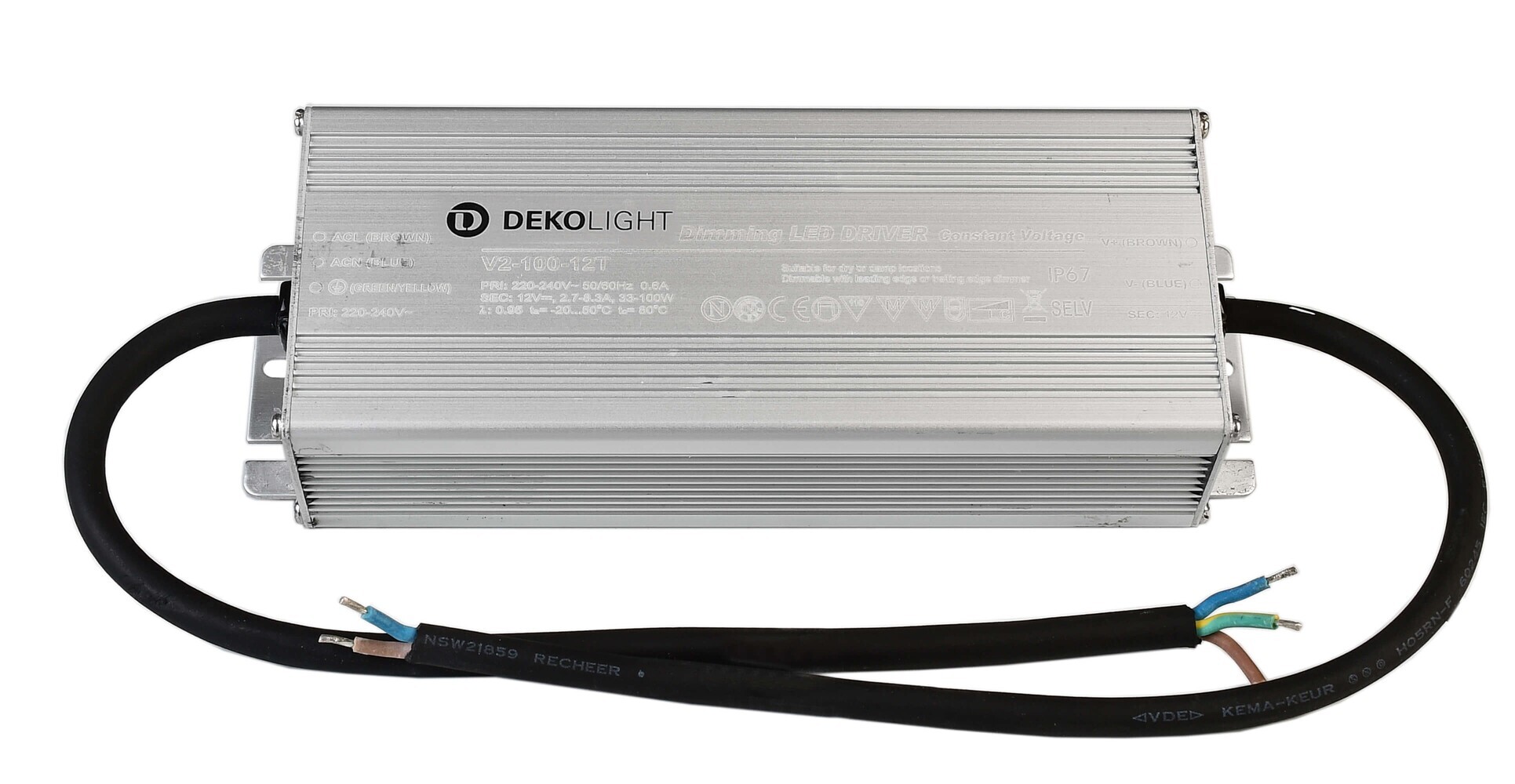 Hochwertiges, dimmbares spannungskonstantes LED Netzteil von Deko-Light