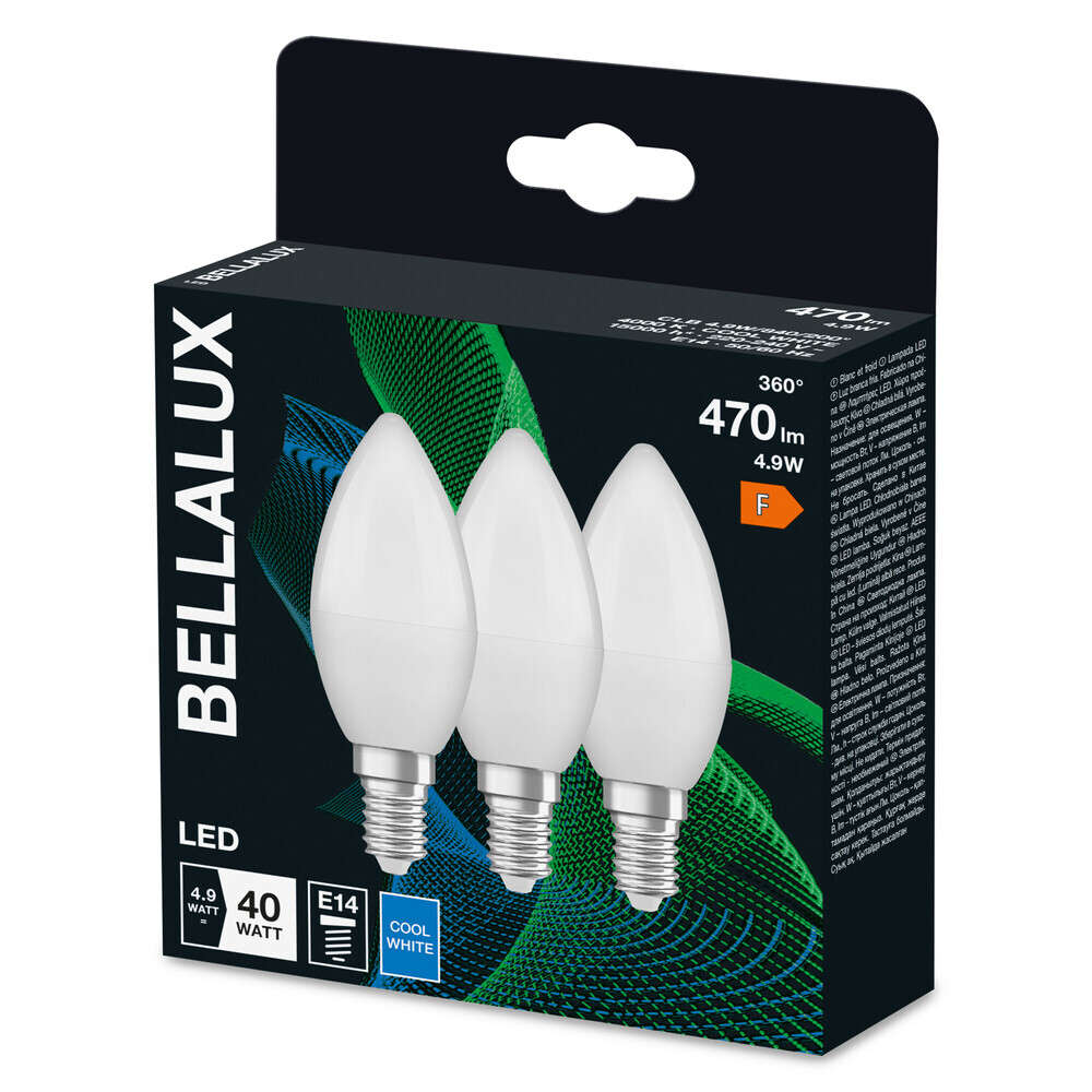 Hochwertiges Leuchtmittel der Marke BELLALUX, strahlend und energieeffizient