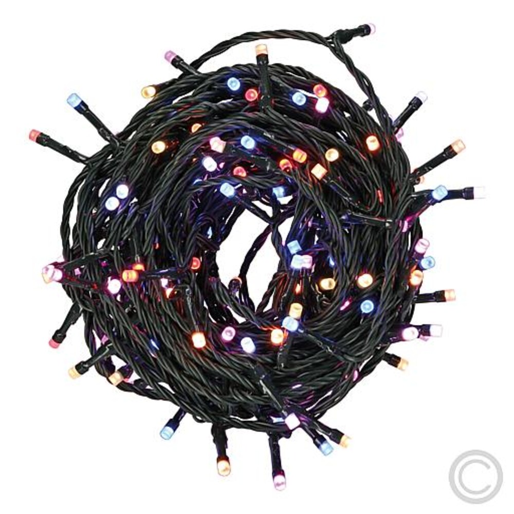 Farbenfrohe LED Clusterlichterkette Wonder von Lotti, ideal zur stimmungsvollen Beleuchtung