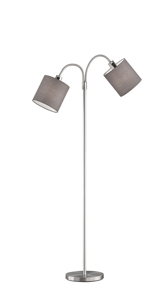 Elegant-geradlinige Stehlampe von Fischer & Honsel