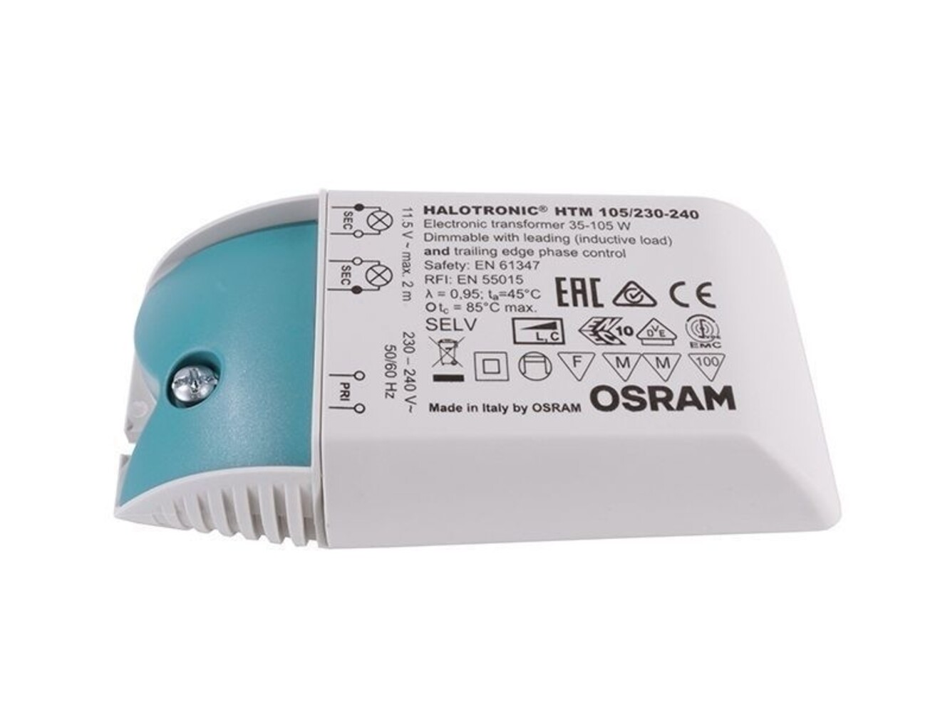 Hochwertiges LED-Netzteil von OSRAM, dimmbar und spannungskonstant