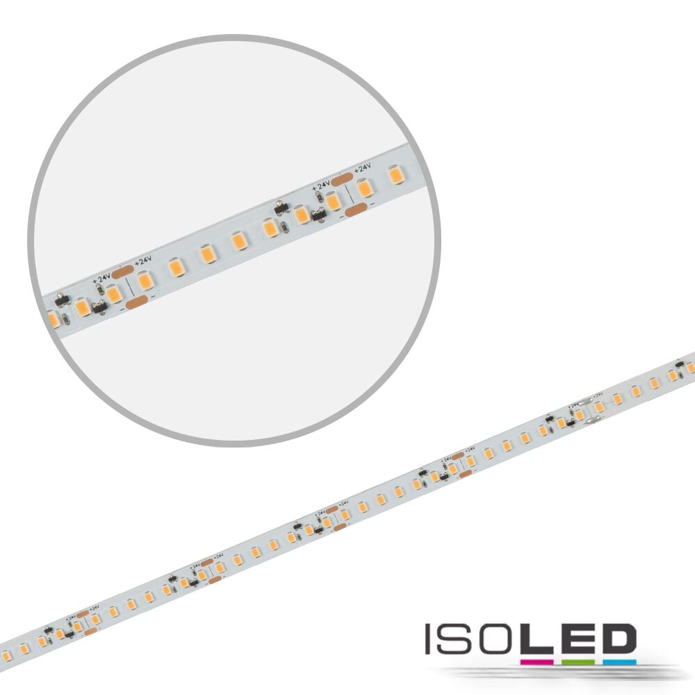 Erstaunlicher LED Streifen von Isoled, strahlt in warmweiß und überzeugt mit seiner bemerkenswerten Flexibilität