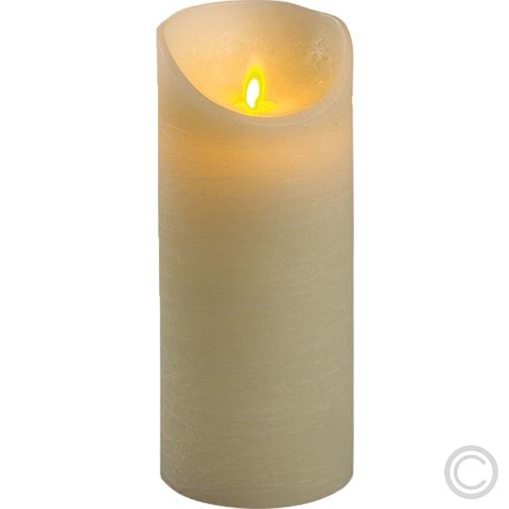 Prächtige LED Kerze in Elfenbeinfarbe von der Marke Lotti