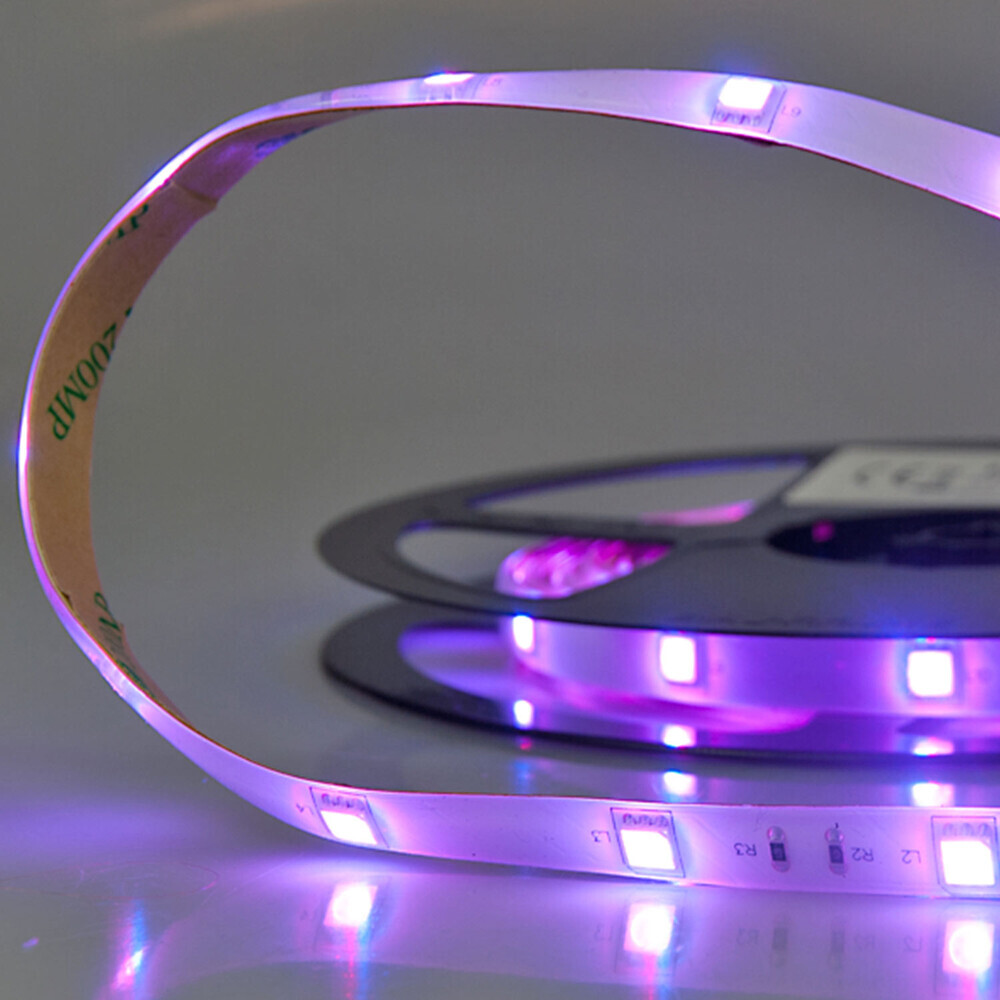 Hochwertiger, flexibler LED Streifen mit intensiven Farben von Isoled