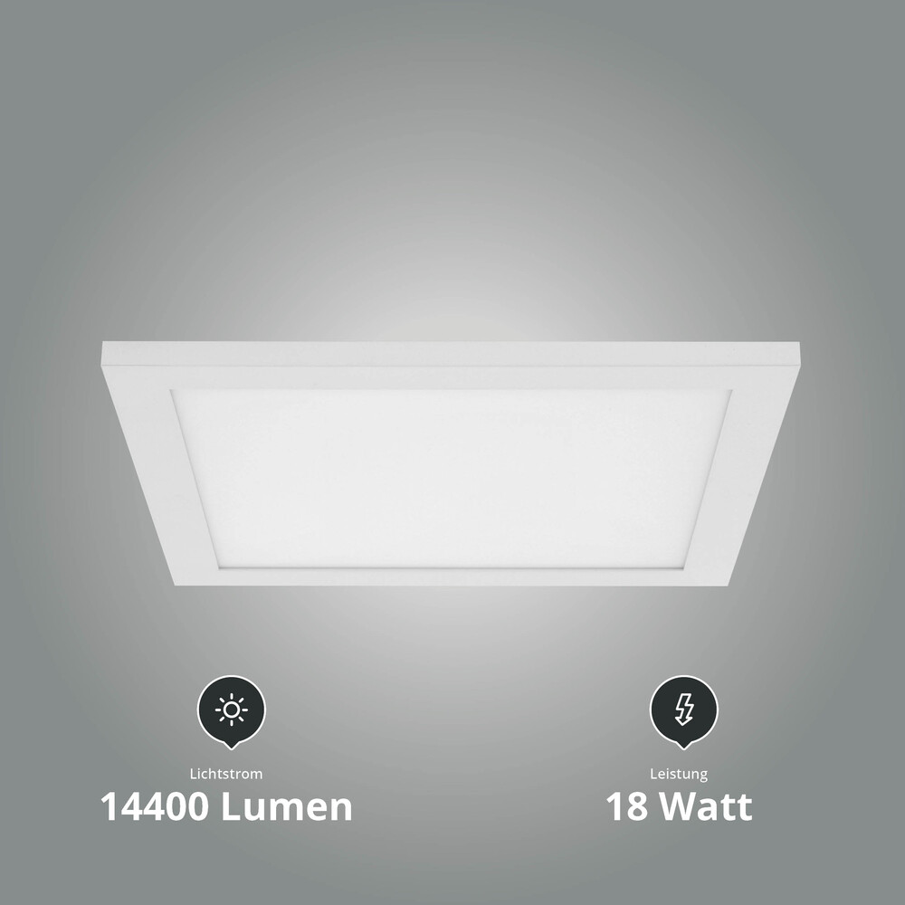 Hochwertiges LED Panel 30x30 mit 18 Watt und 1440 Lumen von LED Universum