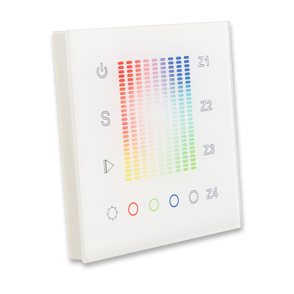 Hochwertige Isoled Fernbedienung in ansprechendem Design für RGB Beleuchtungszonen