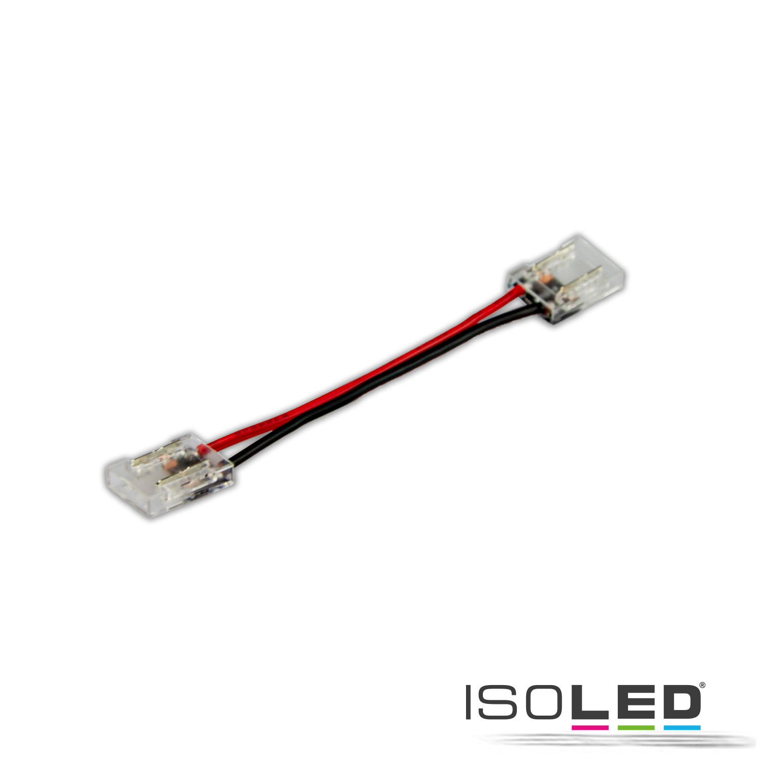114871 Clip-Verbinder mit Kabel Universal (max. 5A) für alle 2-pol. IP20 Flexstripes mit Breite 10mm