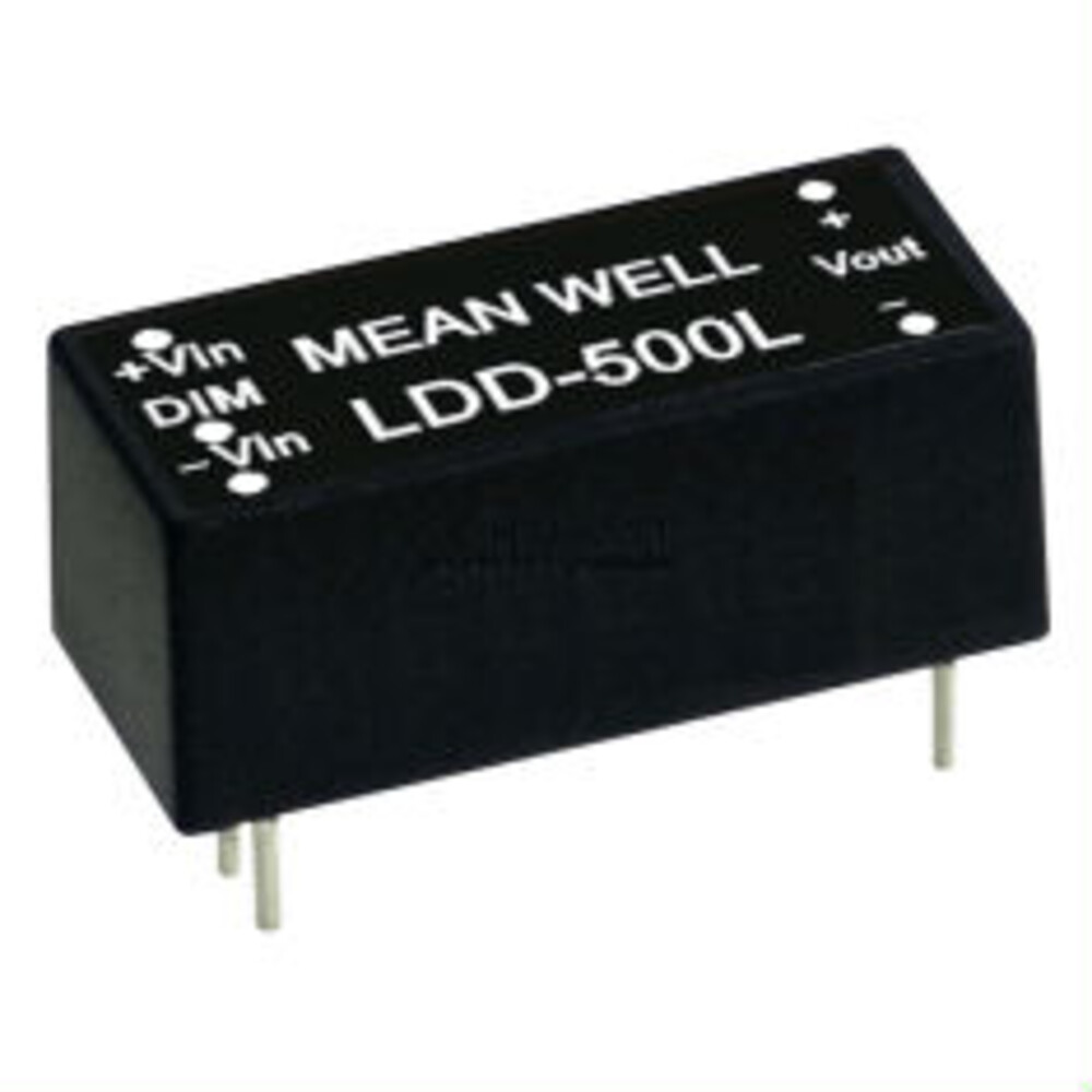Abbildung eines innovativen MEANWELL LDD-L DC DC Step Down LED Treibers