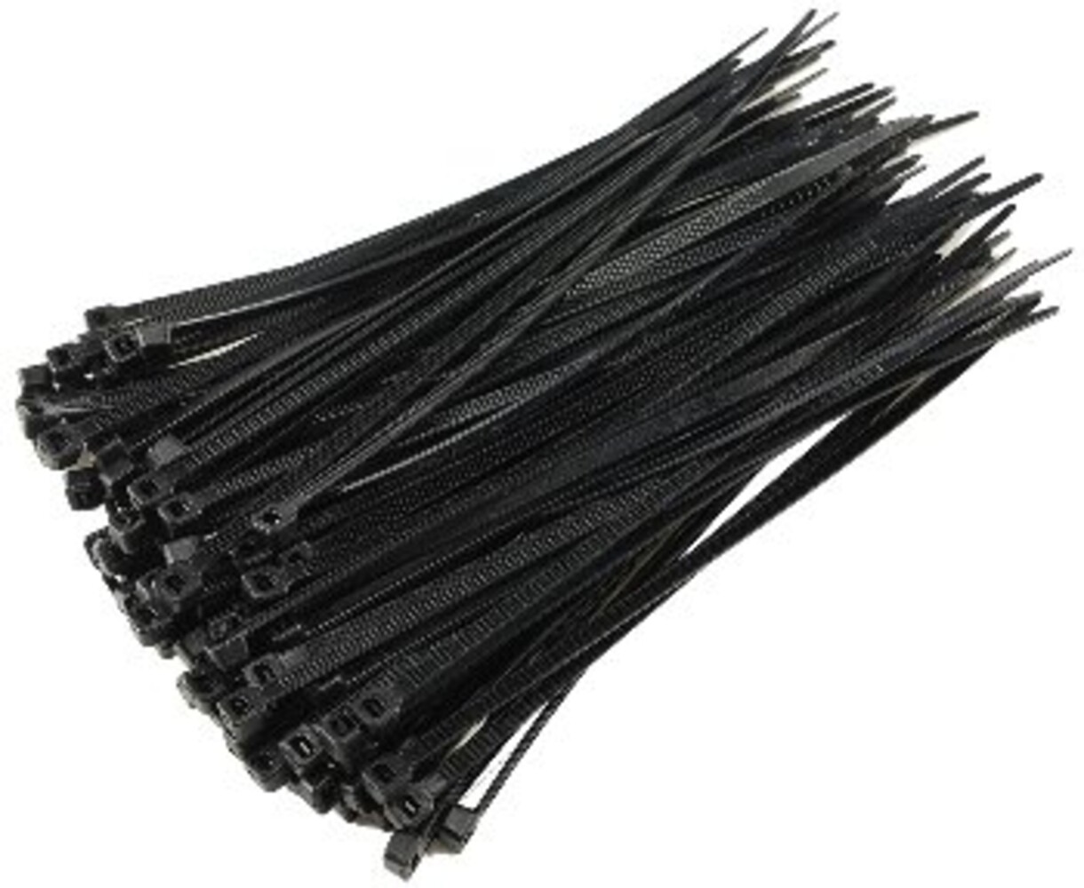 Stark belastbare schwarze Kabelbinder der Marke ChiliTec mit hoher Zugkraft und UV-Beständigkeit