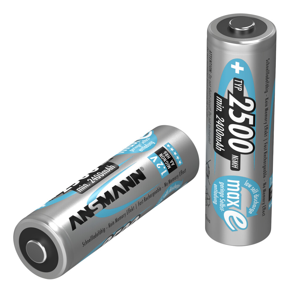 Hochleistungs AA Batterien von der Marke Ansmann