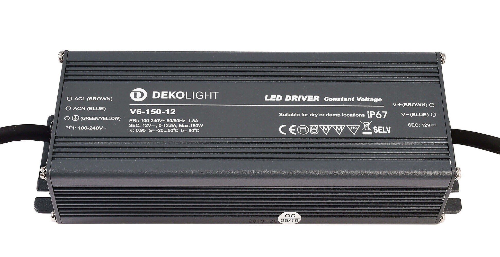 Qualitatives LED-Netzteil von Deko-Light in einer ausgesprochen stabilen Austattung