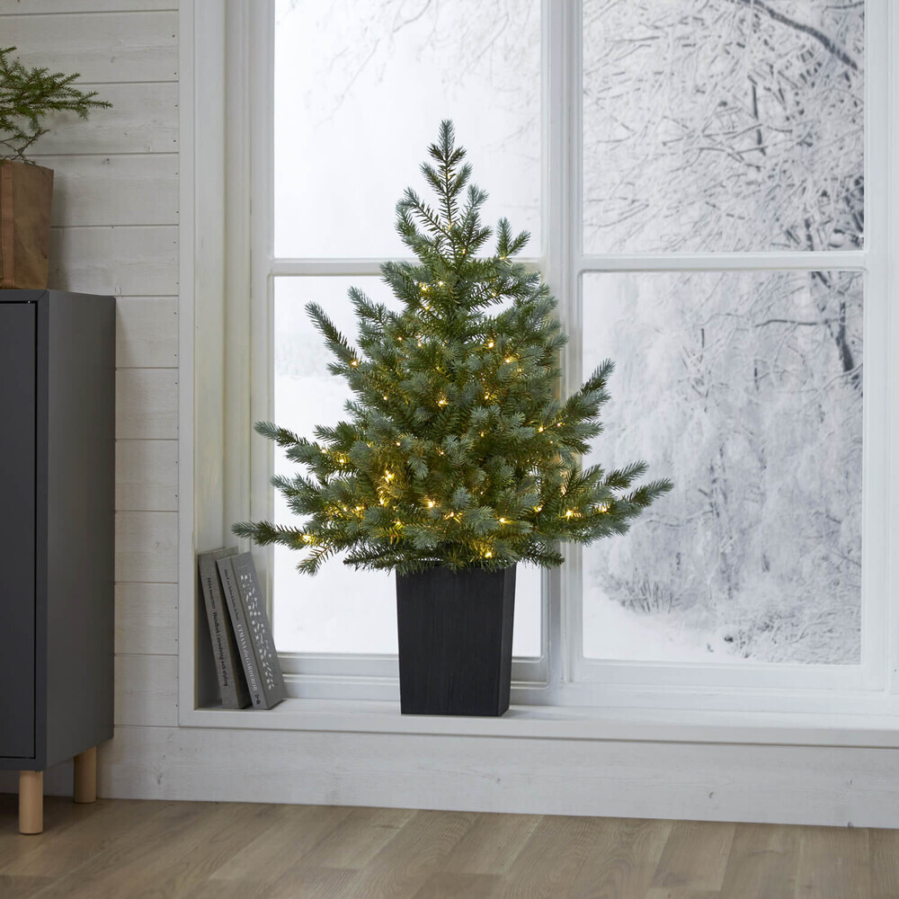 Graugrünes, LED-lichtilluminiertes Weihnachtsbaum-Produkt von Star Trading