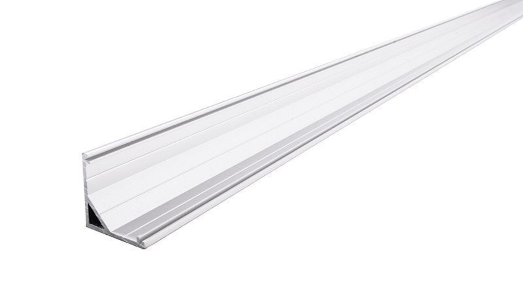 Modernes schmales LED Profil von Deko-Light für 12-13.3 mm LED Streifen in weiß eloxiert