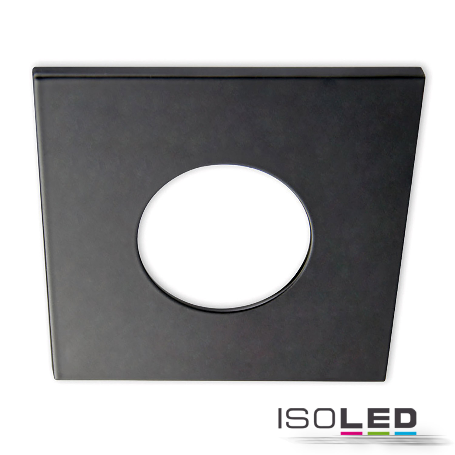 113064 Cover Aluminium eckig schwarz matt für Einbaustrahler Sys-68