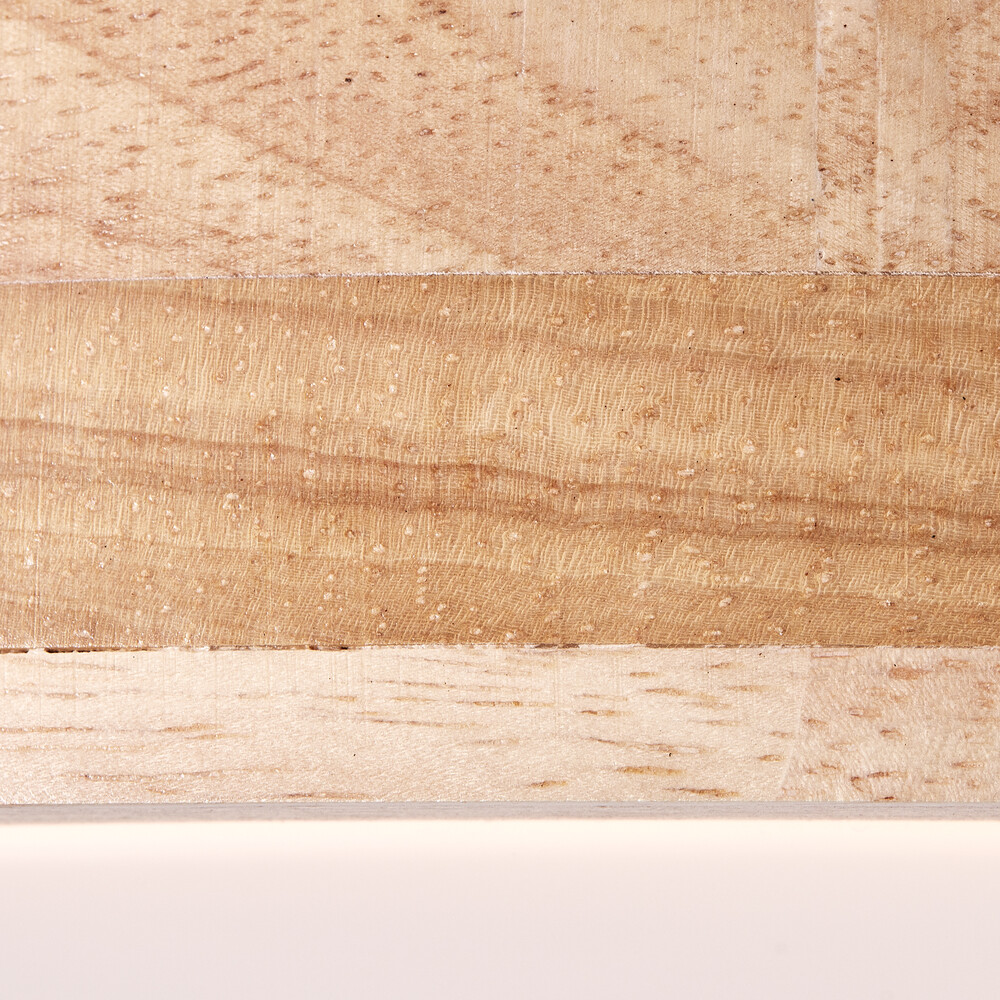 Slimline Wand- und Deckenleuchte 34cm, braun+weiß