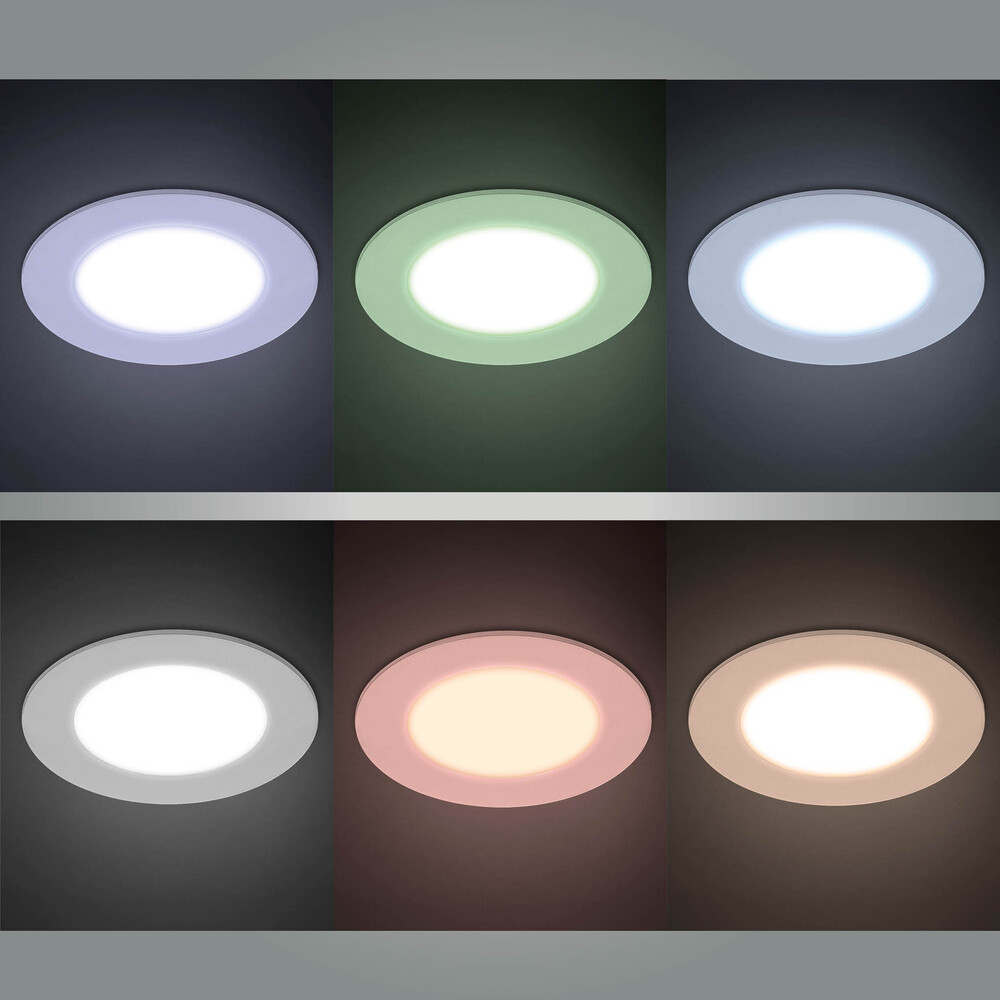Hochwertiger LED-Deckenstrahler von LED Universum, erzeugt ein variierendes Farbspektrum von warmem bis kühlem Licht