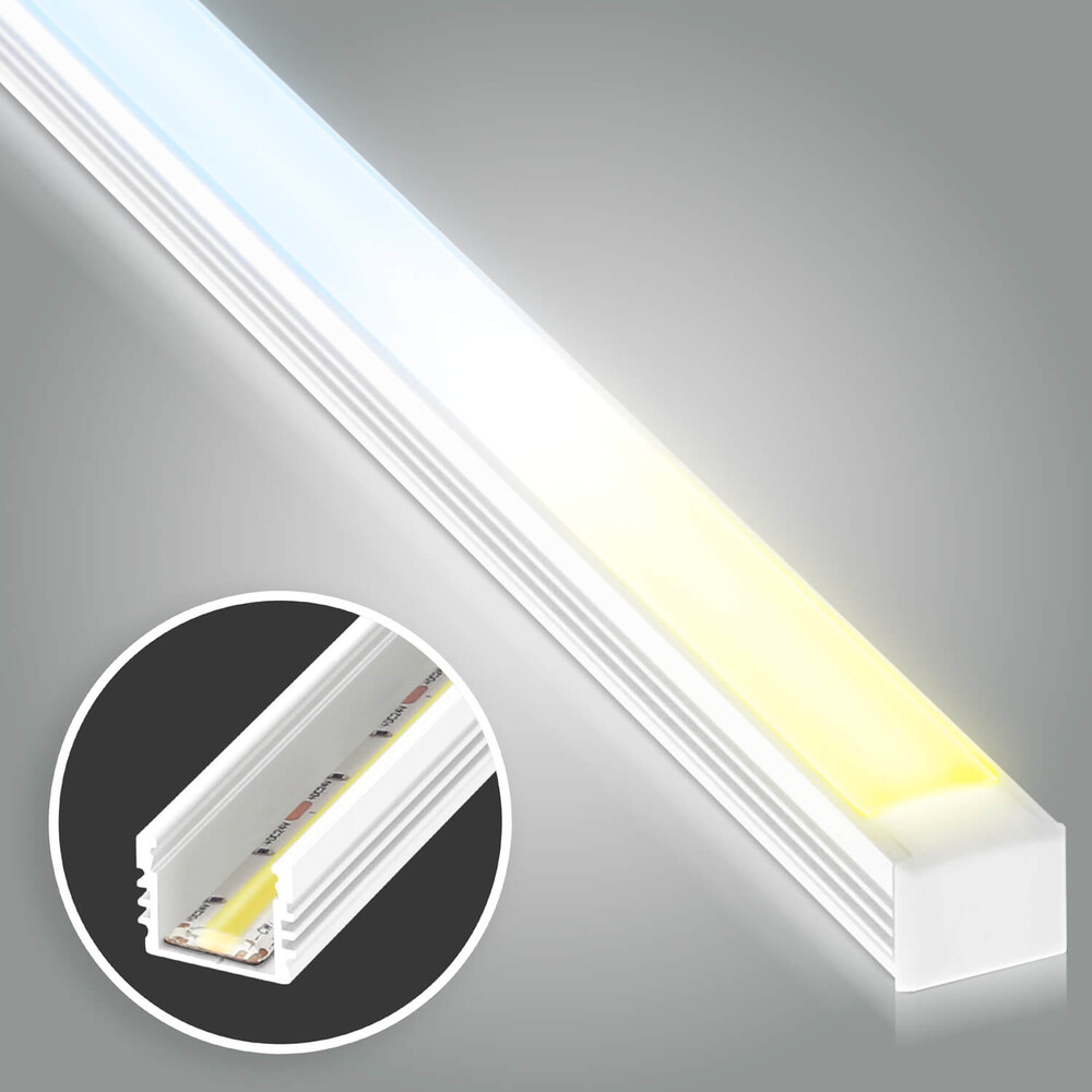 Hochwertige LED-Leiste von LED Universum in strahlendem Weiss und Premiumqualität