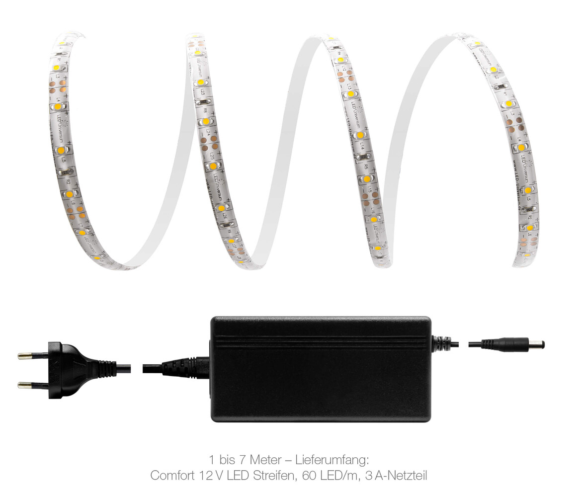 iscooter LED-Streifen LED Innenlichtleiste 108LED 12V Leuchtet