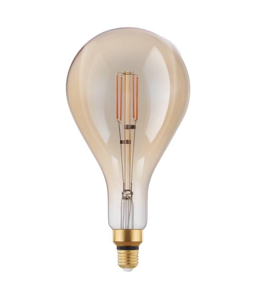 Hochwertiges LED Leuchtmittel von EGLO in warmem Amberglas