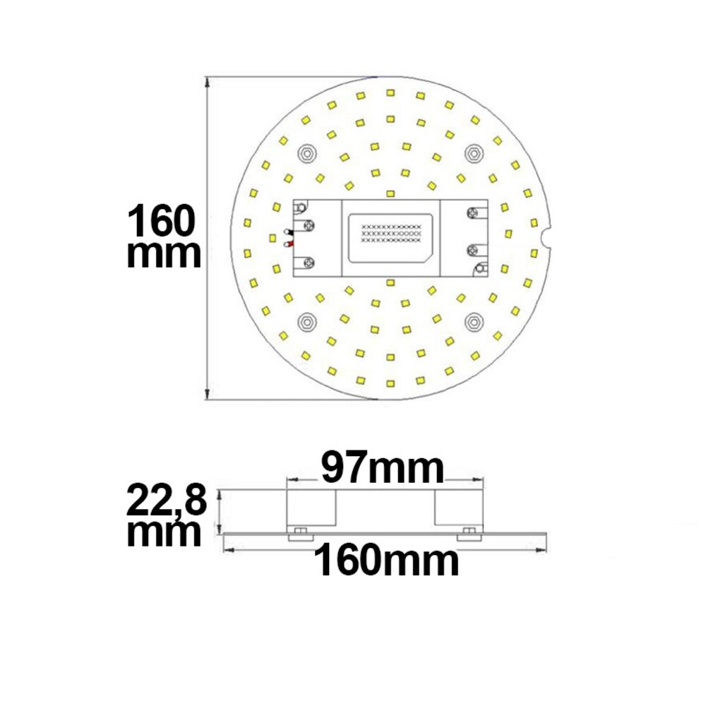 Brillante LED-Leuchtmittel der Marke Isoled mit integrierten Magneten und warmweißem Licht
