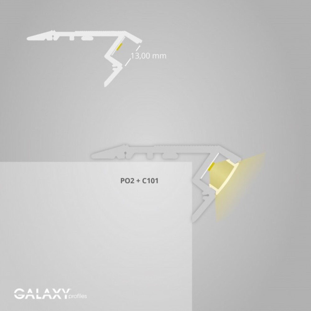 Ein elegantes und funktionales LED-Profil von GALAXY profiles