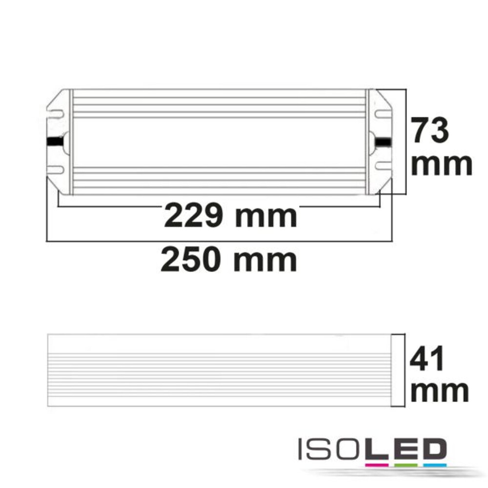 Hochwertiges Isoled LED Netzteil in robustem Design