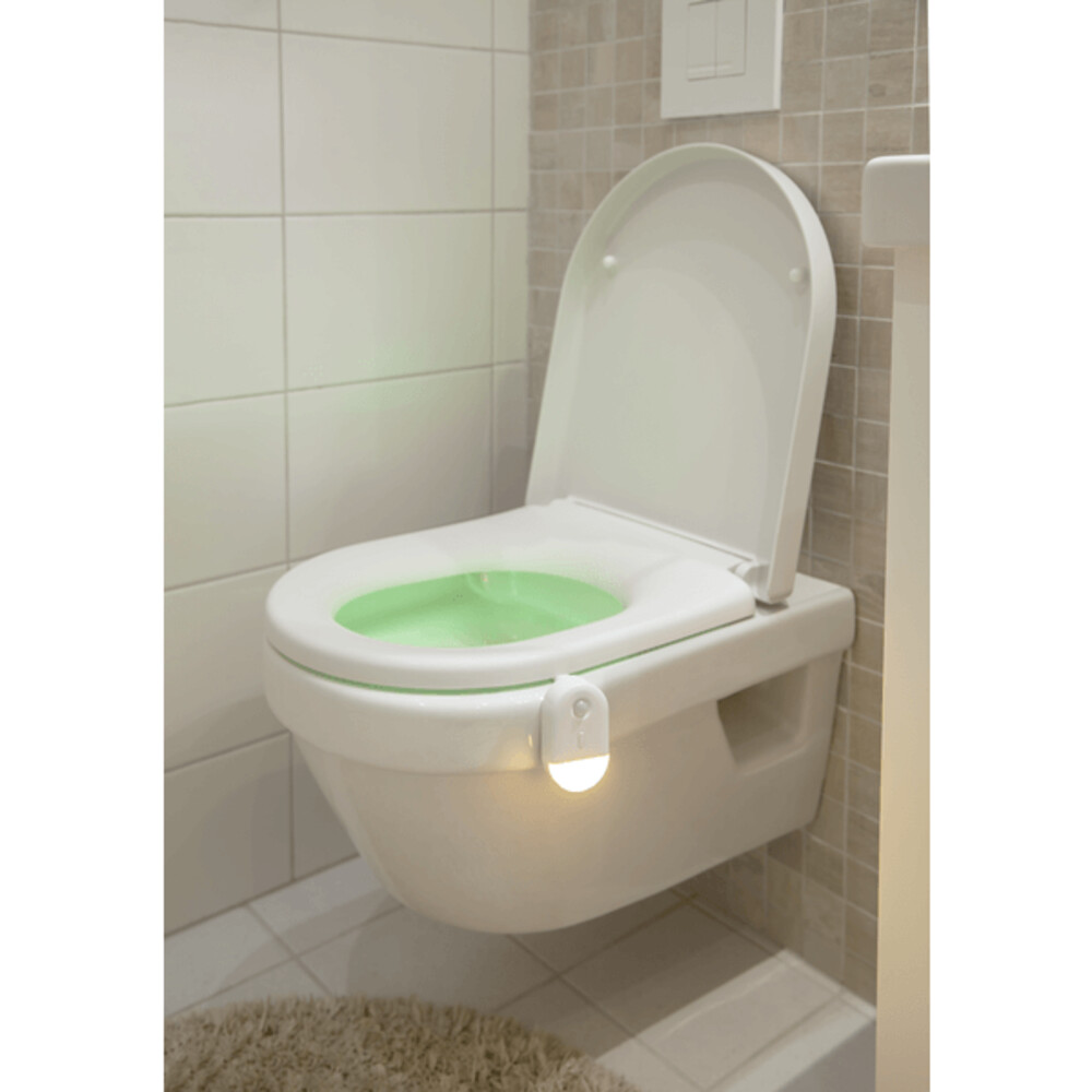 Strahlendes LED-Nachtlicht mit Lichtsensor von Star Trading, perfekt für Toilette oder Wand