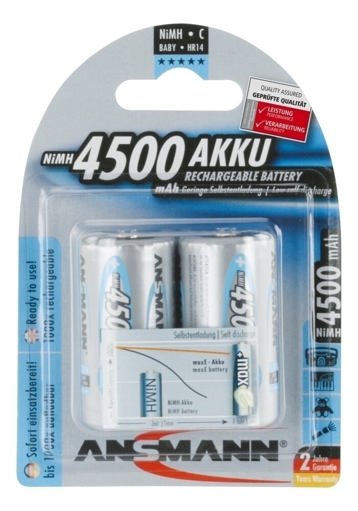 Ansmann Typ C Batterien von Ansmann - leistungsstarke und zuverlässige Batterien für verschiedenste Anwendungen