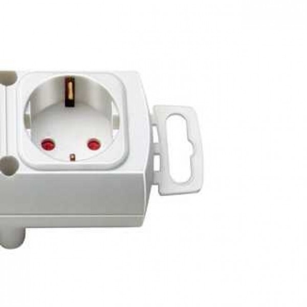 Steckdosenleiste von Brennenstuhl Comfort Line Plus 4 fach mit Schalter und Flachstecker 2m Kabel weiß