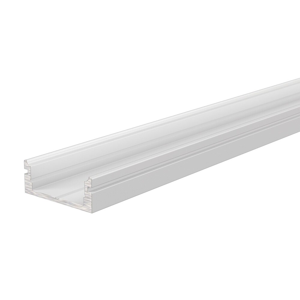 Ansprechendes flaches LED-Profil von Deko-Light in Weiß matt, ideal für 12-13,3 mm LED-Streifen
