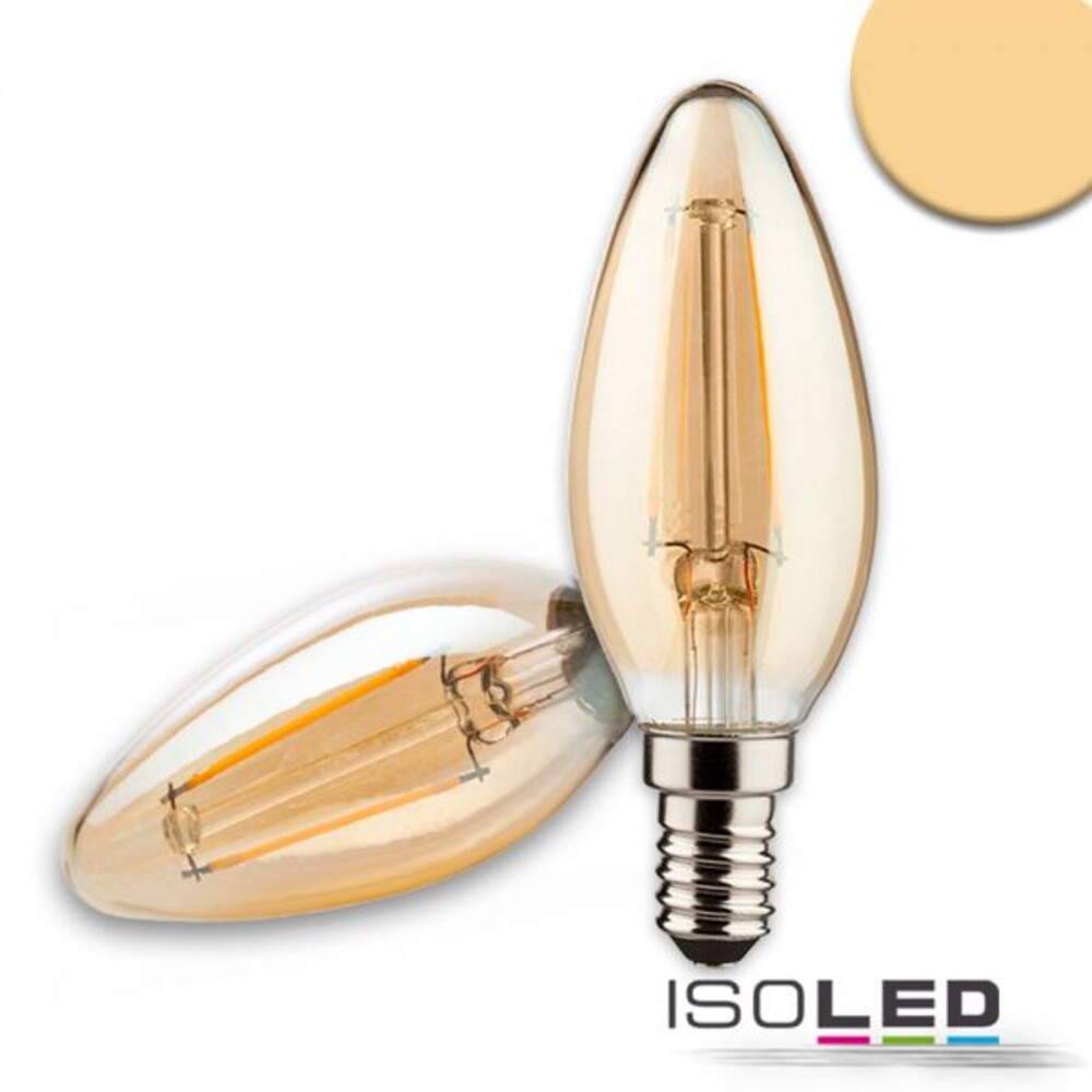 Hochwertige und dimmbare LED Kerze von der exklusiven Marke Isoled, in einem wunderschönen und einzigartigen Vintage Design, strahlt in ultrawarmweiß