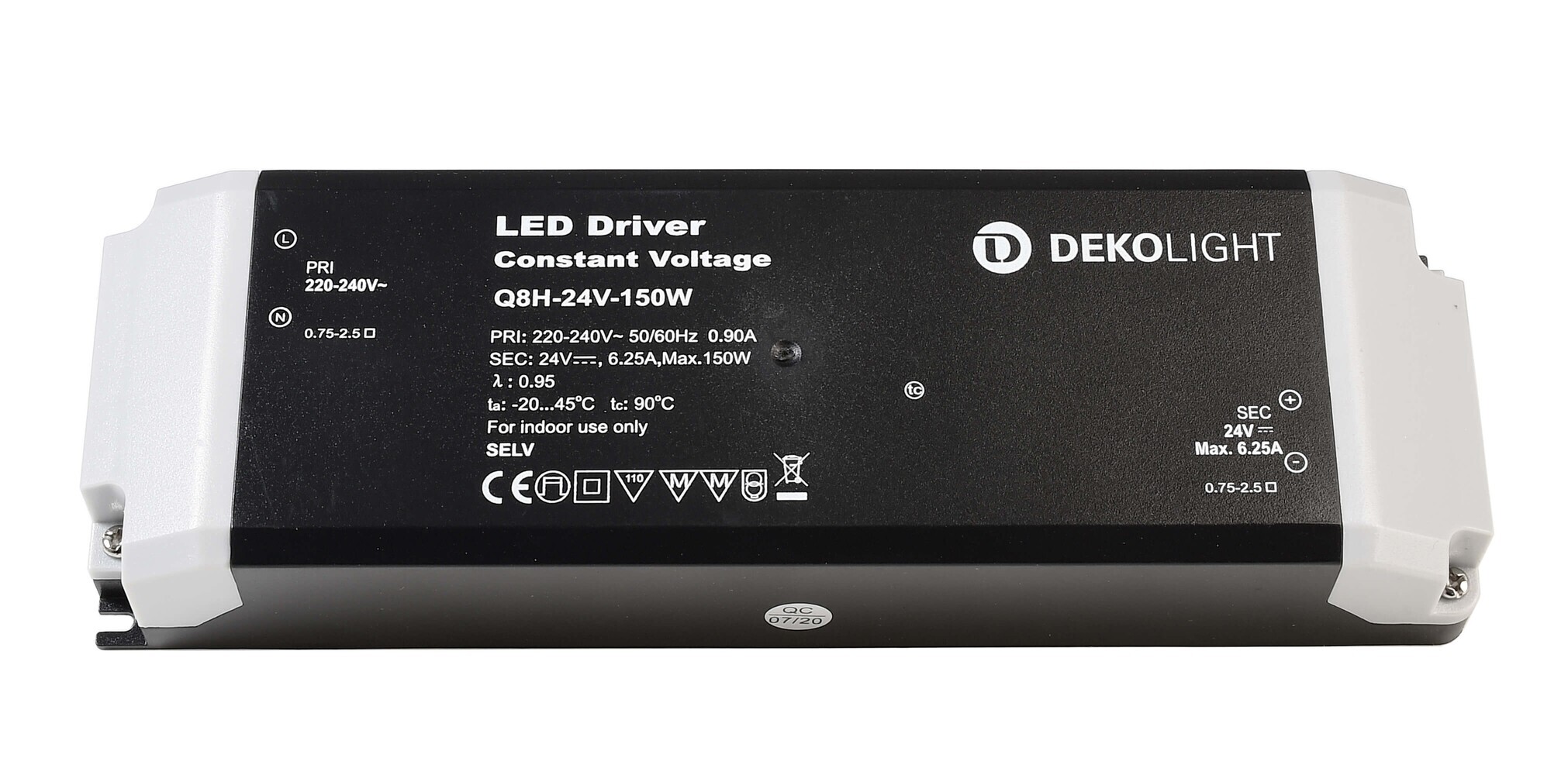 Hochwertiges spannungskonstantes LED Netzteil der Marke Deko-Light