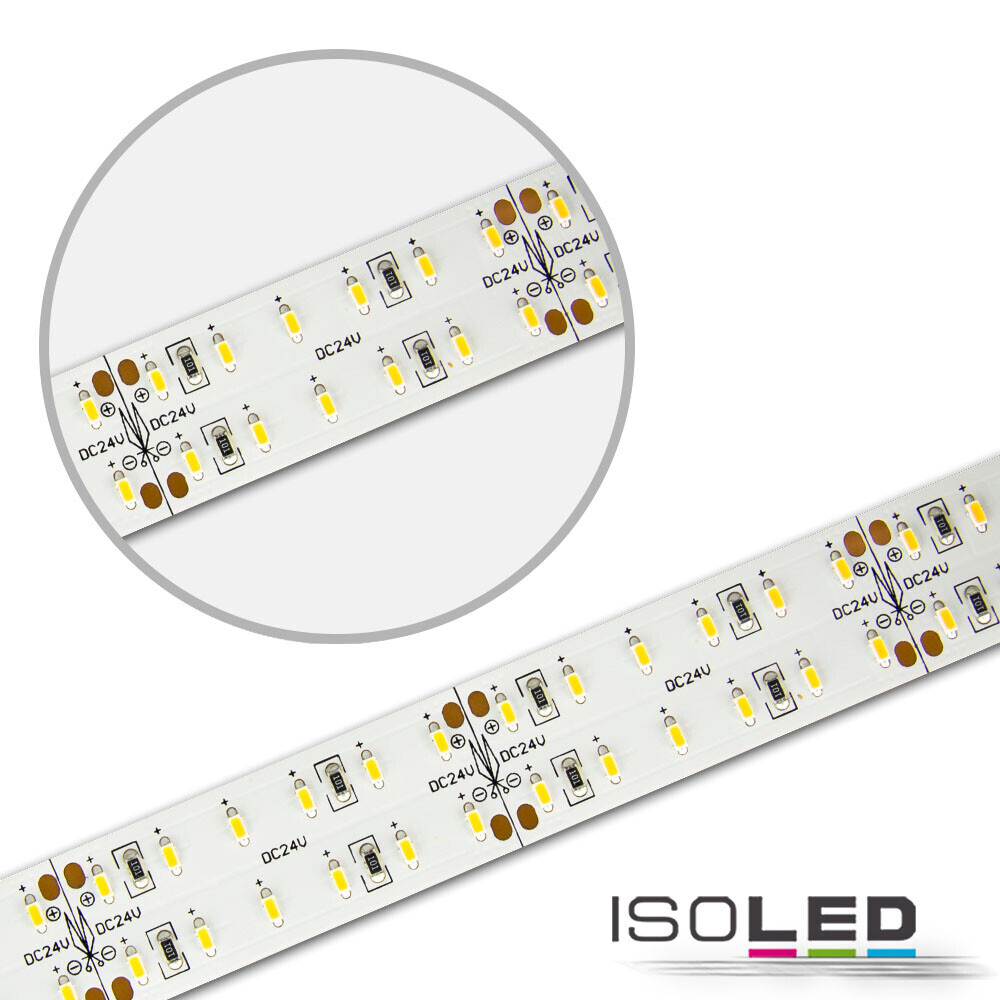Premium Isoled LED Flexband, neutralweiß und zweireihig angeordnet