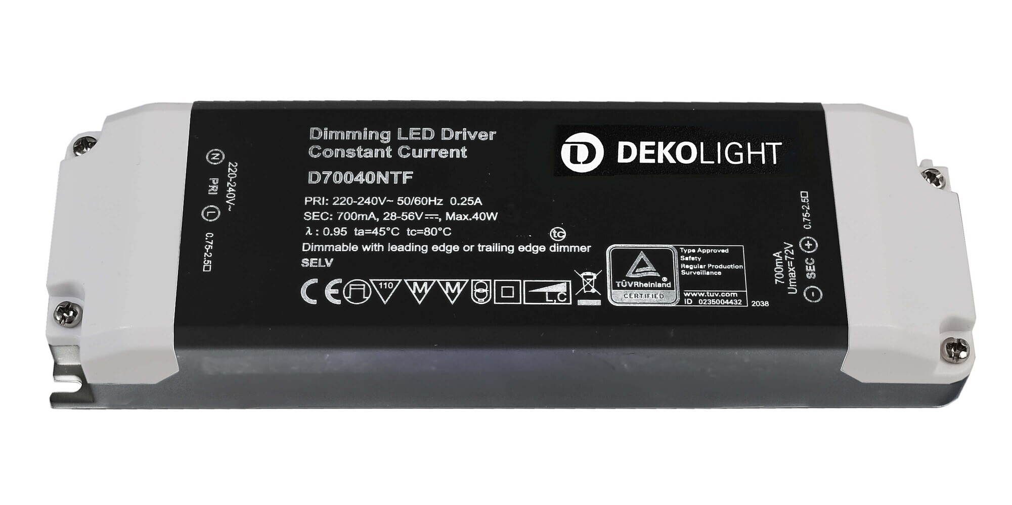 Ein hochwertiges und langlebiges LED Netzgerät von der Marke Deko-Light
