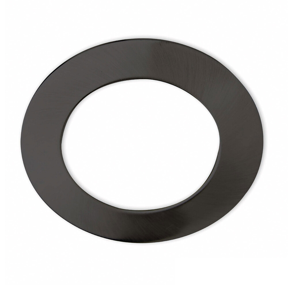 Stilvolle schwarze Aluminium Abdeckung für Einbaustrahler von Isoled
