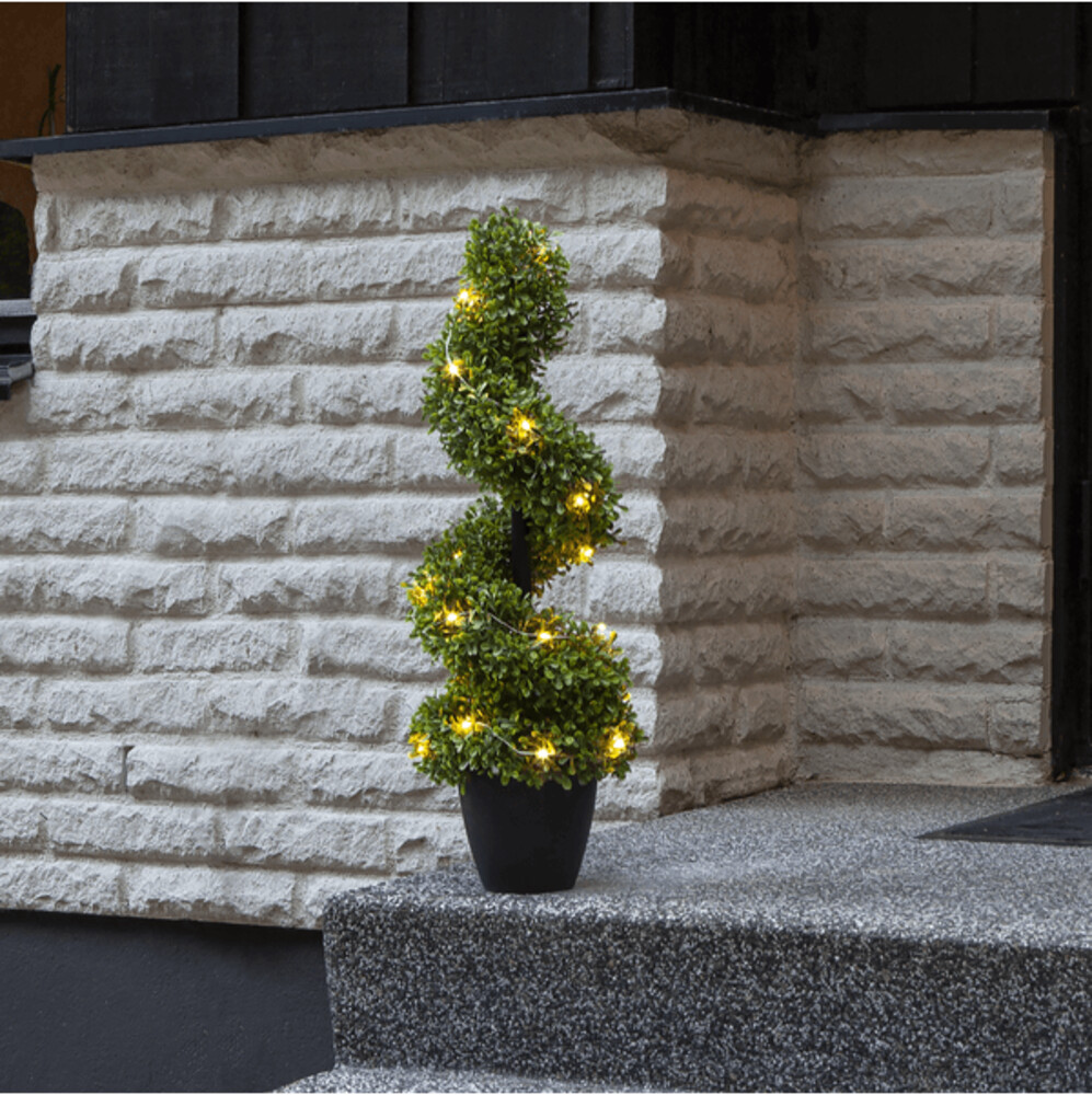 Schöner LED-Buchsbaum in Spiraleform von Star Trading