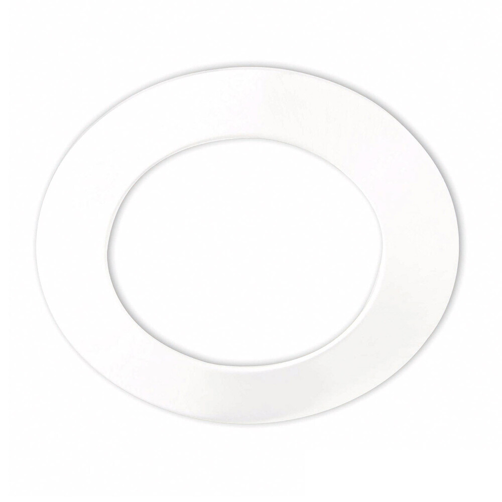 Runde, weiße Aluminium-Abdeckung für Einbaustrahler von Isoled