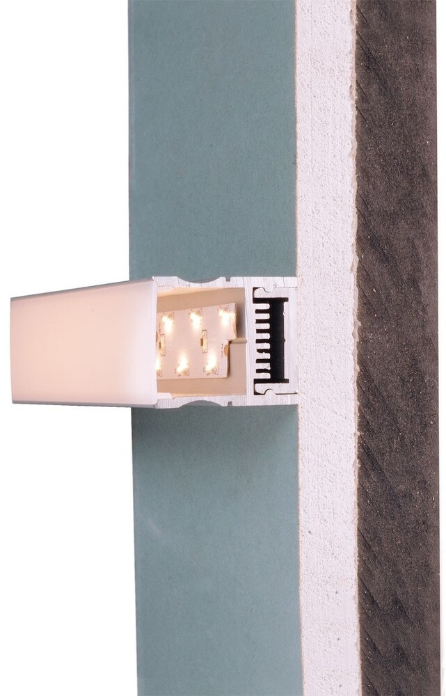 Elegant mattes silbernes LED Profil von Deko-Light für 20-21,3mm LED Stripes