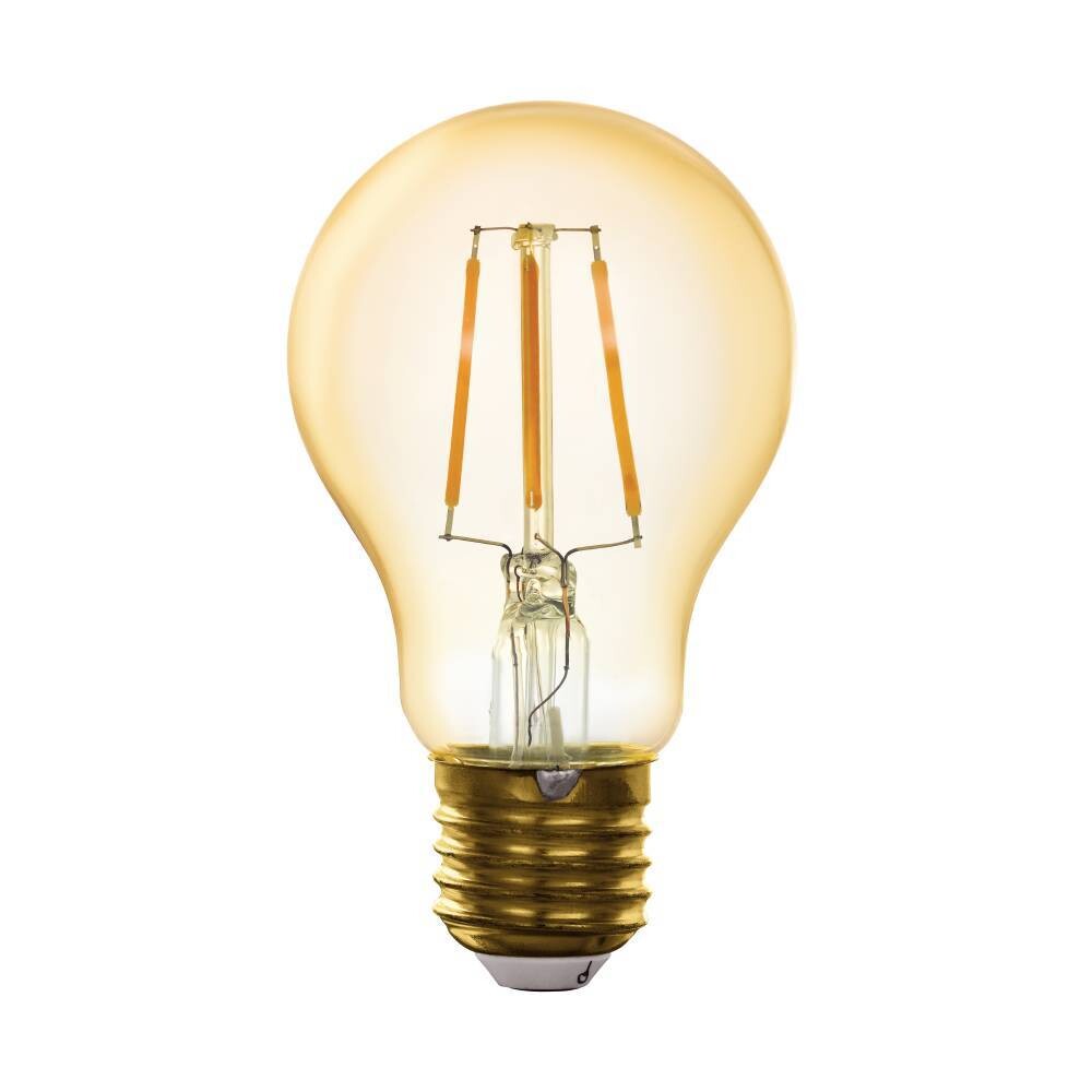 Warmes amberfarbenes Leuchtmittel von EGLO mit E27 Fassung und 500lm Helligkeit
