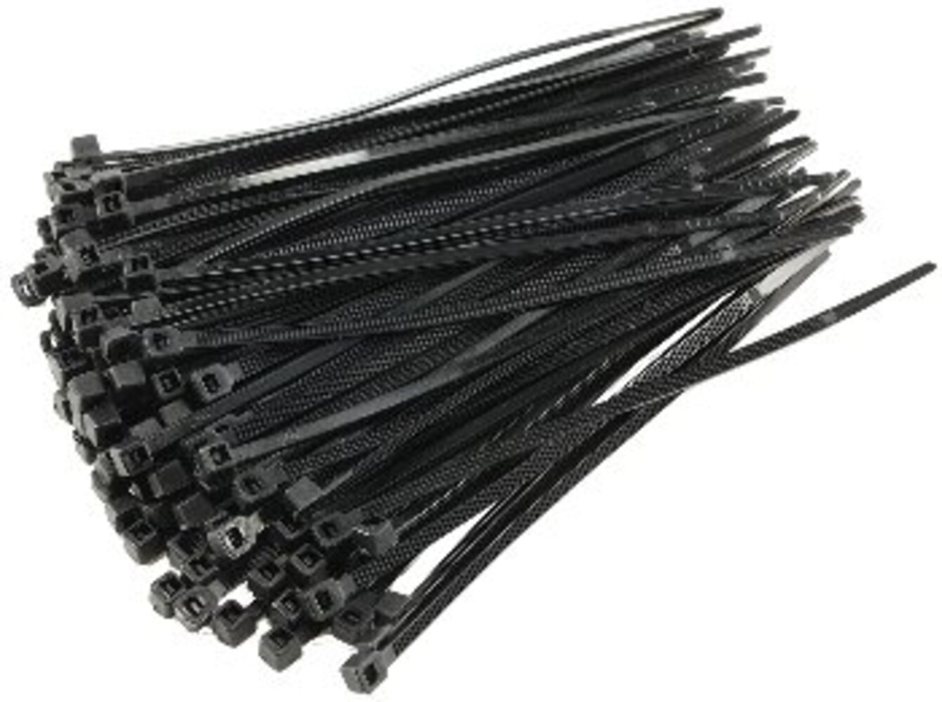 Hochwertige schwarze Kabelbinder von ChiliTec mit hoher Zugkraft und UV-Beständigkeit
