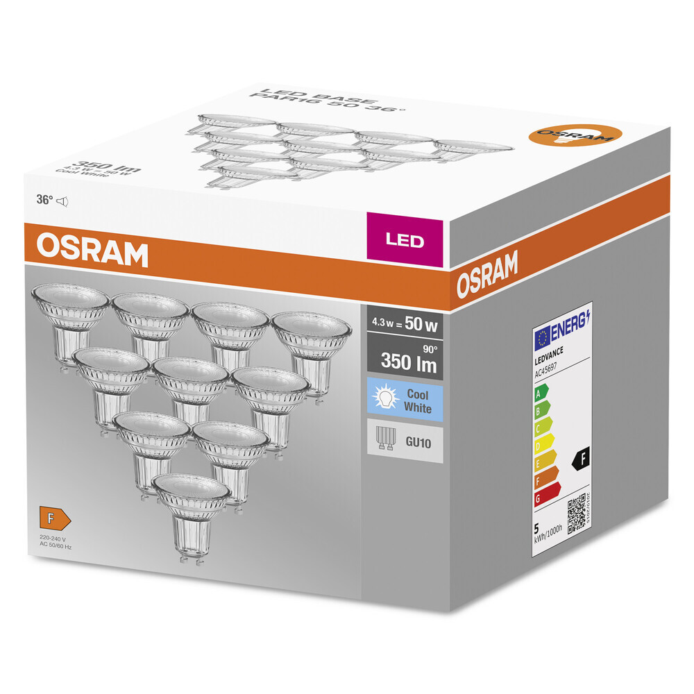OSRAM LED-Leuchtmittel strahlt in 4000 K Farbtemperatur