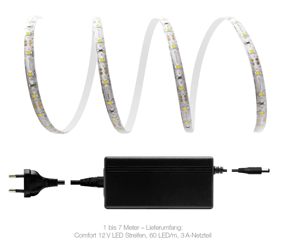 Hochwertiger neutralweisser LED Streifen von LED Universum