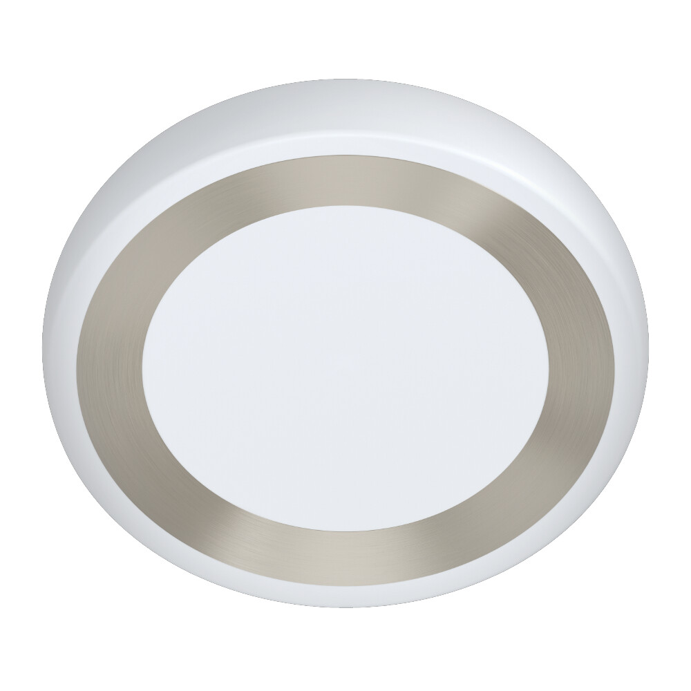 Deckenleuchte "RUIDERA" Metall, weiß, rund, 22W, warmweiß, 2500lm, 3000K, ø480mm, 99108