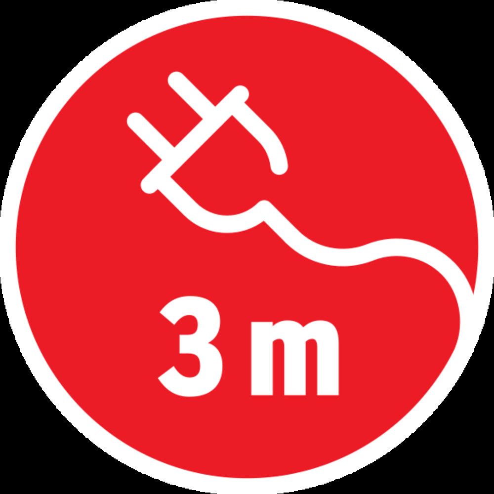 Weißes Brennenstuhl Steckdosenbild von Premium Line mit 6-fach Anschluss und 3m Kabellänge