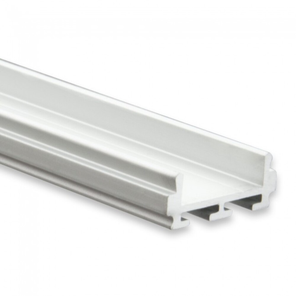Edles flaches LED Profil von GALAXY profiles mit einer Länge von 200 cm, geeignet für LED Stripes mit einer Maximalbreite von 12 mm