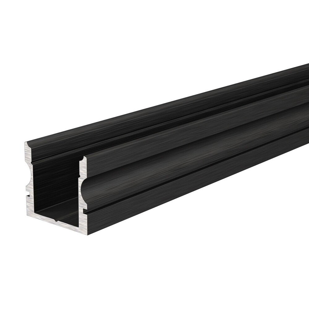 Hochwertiges, matt-schwarzes LED-Profil von der Marke Deko-Light