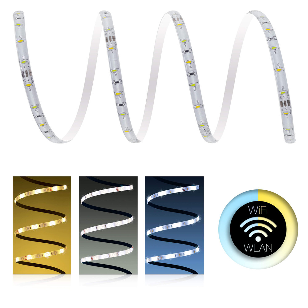 Hübscher und funktioneller LED Streifen von LED Universum mit vielseitigen Funktionen und Farben