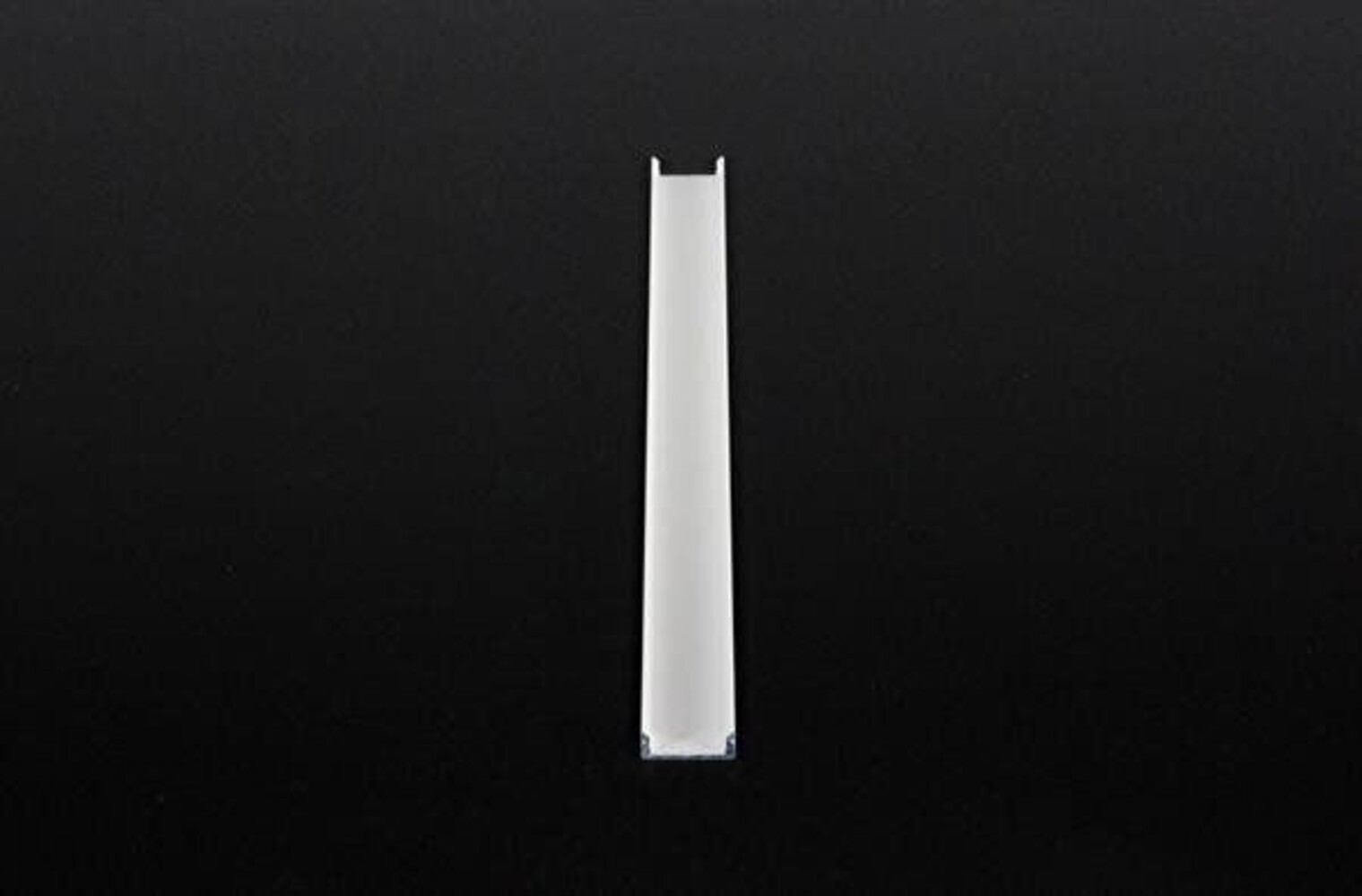 Elegantes weiß mattes Deko-Light LED Profil flach AU 01 15 geeignet für 15 - 16.3 mm LED Stripes in 2000 mm Länge