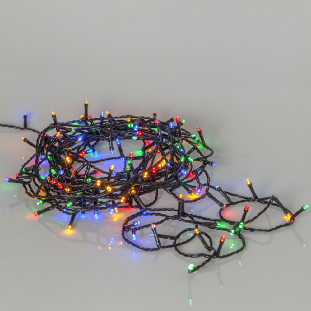 Buntes Lichterspiel mit 300 LED in leuchtenden Farben auf einer Lichterkette von Star Trading