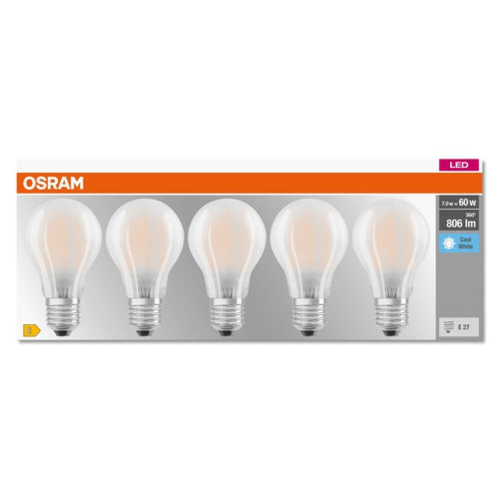 OSRAM Innenleuchte LED BASE CLASSIC A in eleganter neutralweißer Lichtfarbe